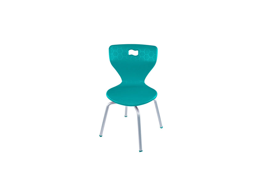 AmTab ErgoEngage Series 4 - Leg Active Learning Chair featuring 360 - Degree Swivel Rotation and Biophilic Air - Cushioned Seat Shell 18"H (AMT - ErgoEngage360Chair4Leg - 6 - EC) - SchoolOutlet