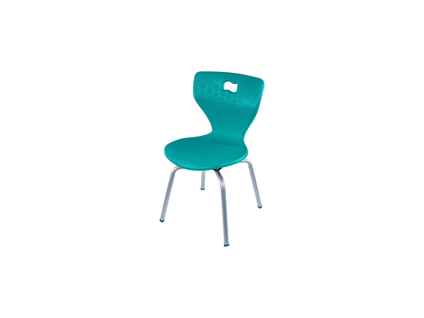 AmTab ErgoEngage Series 4 - Leg Active Learning Chair featuring 360 - Degree Swivel Rotation and Biophilic Air - Cushioned Seat Shell 18"H (AMT - ErgoEngage360Chair4Leg - 6 - EC) - SchoolOutlet
