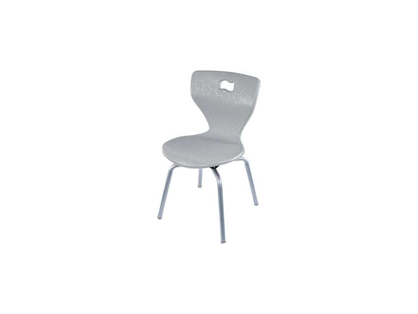 AmTab ErgoEngage Series 4 - Leg Active Learning Chair featuring 360 - Degree Swivel Rotation and Biophilic Air - Cushioned Seat Shell 18"H (AMT - ErgoEngage360Chair4Leg - 6 - EC) - SchoolOutlet