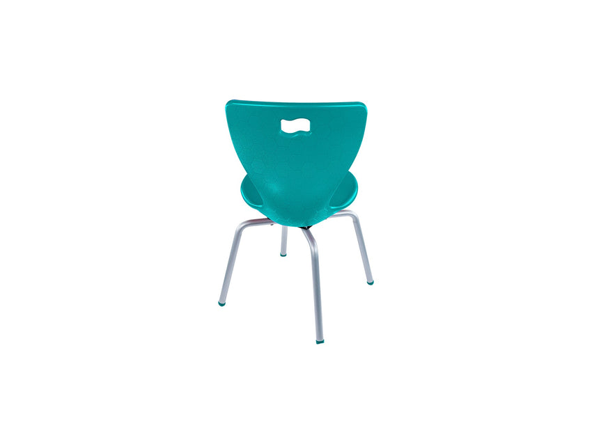 AmTab ErgoEngage Series 4 - Leg Active Learning Chair featuring 360 - Degree Swivel Rotation and Biophilic Air - Cushioned Seat Shell 18.5"H (AMT - ErgoEngage360Chair4Leg - 7 - EC) - SchoolOutlet