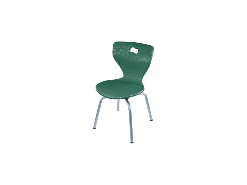 AmTab ErgoEngage Series 4 - Leg Active Learning Chair featuring 360 - Degree Swivel Rotation and Biophilic Air - Cushioned Seat Shell 18.5"H (AMT - ErgoEngage360Chair4Leg - 7 - EC) - SchoolOutlet