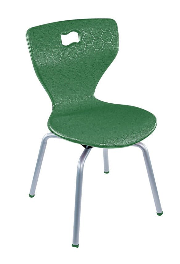 AmTab ErgoEngage Series 4 - Leg Active Learning Chair featuring 360 - Degree Swivel Rotation and Biophilic Air - Cushioned Seat Shell 20.25"H (AMT - ErgoEngage360Chair4Leg - 8 - EC) - SchoolOutlet