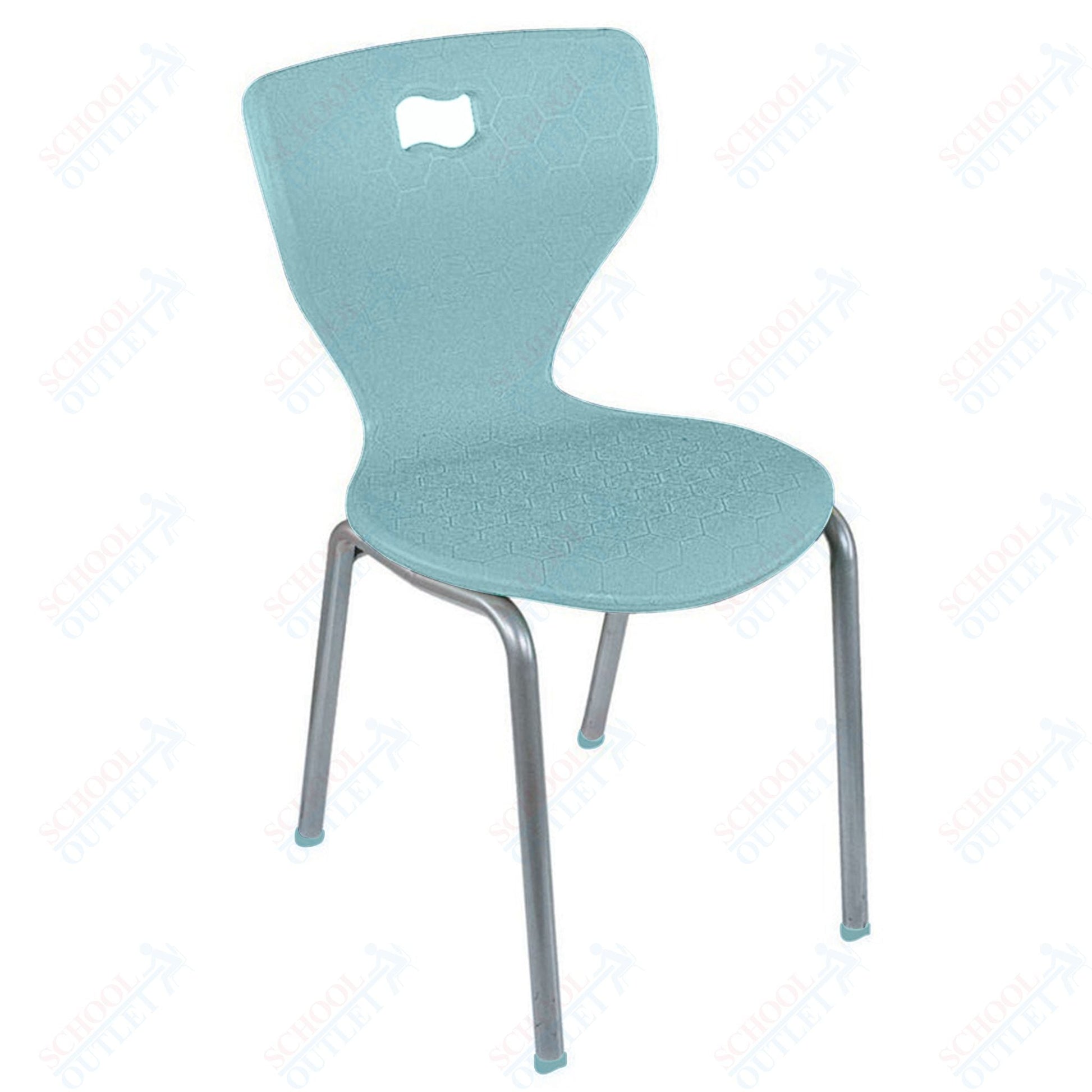 AmTab Ergonomic Engage 4 - Leg School Chair for Preschool to 1st Grade - 15"W x 14.25"D x 23.5"H with 12.25" Seat Height (AMT - ergoengage4legchair - 1) - SchoolOutlet