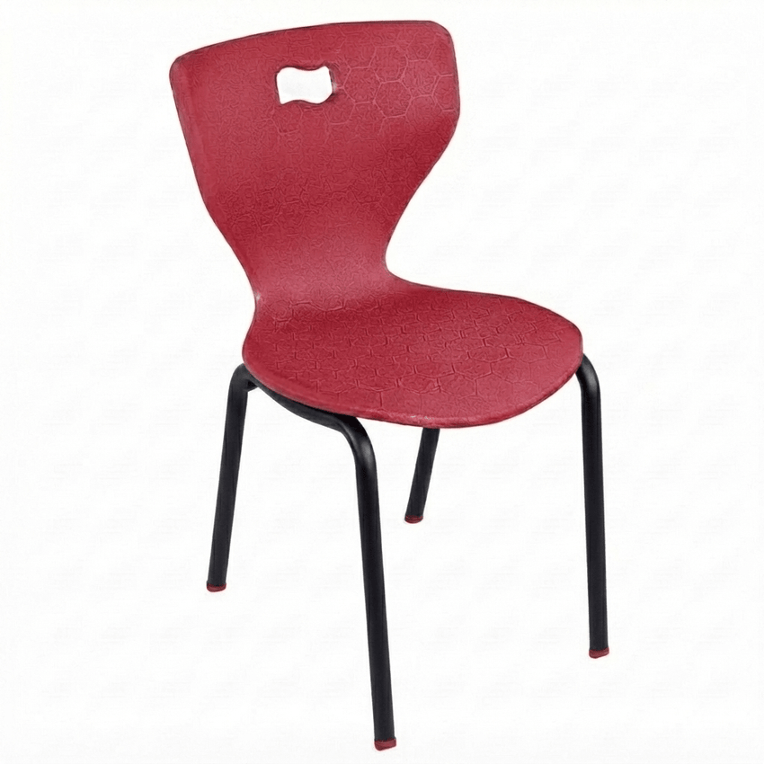 AmTab Ergonomic Engage 4-Leg School Chair for 5th Grade to Adult - 19.3125"W x 21.125"D x 32"H with 18" Seat Height (AMT-ergoengage4legchair-6) - SchoolOutlet