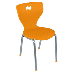 AmTab Ergonomic Engage 4-Leg School Chair for 5th Grade to Adult - 20.5"W x 22"D x 33.25"H with 18.5" Seat Height (AMT-ergoengage4legchair-7)