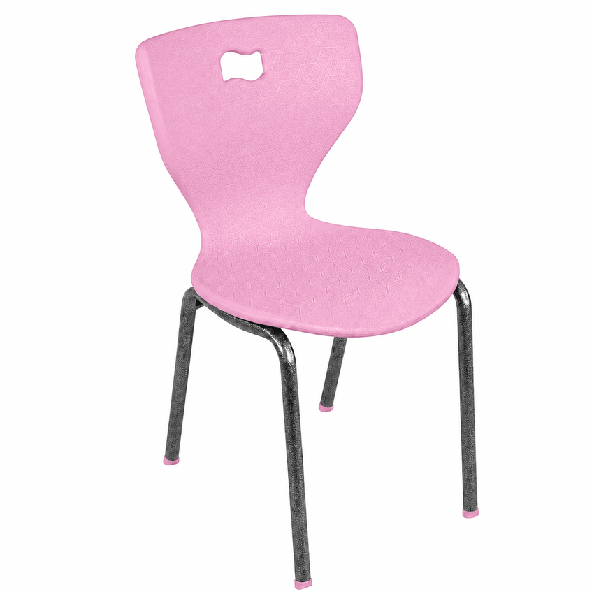 AmTab Ergonomic Engage 4-Leg School Chair for 5th Grade to Adult - 20.5"W x 22"D x 33.25"H with 18.5" Seat Height (AMT-ergoengage4legchair-7) - SchoolOutlet
