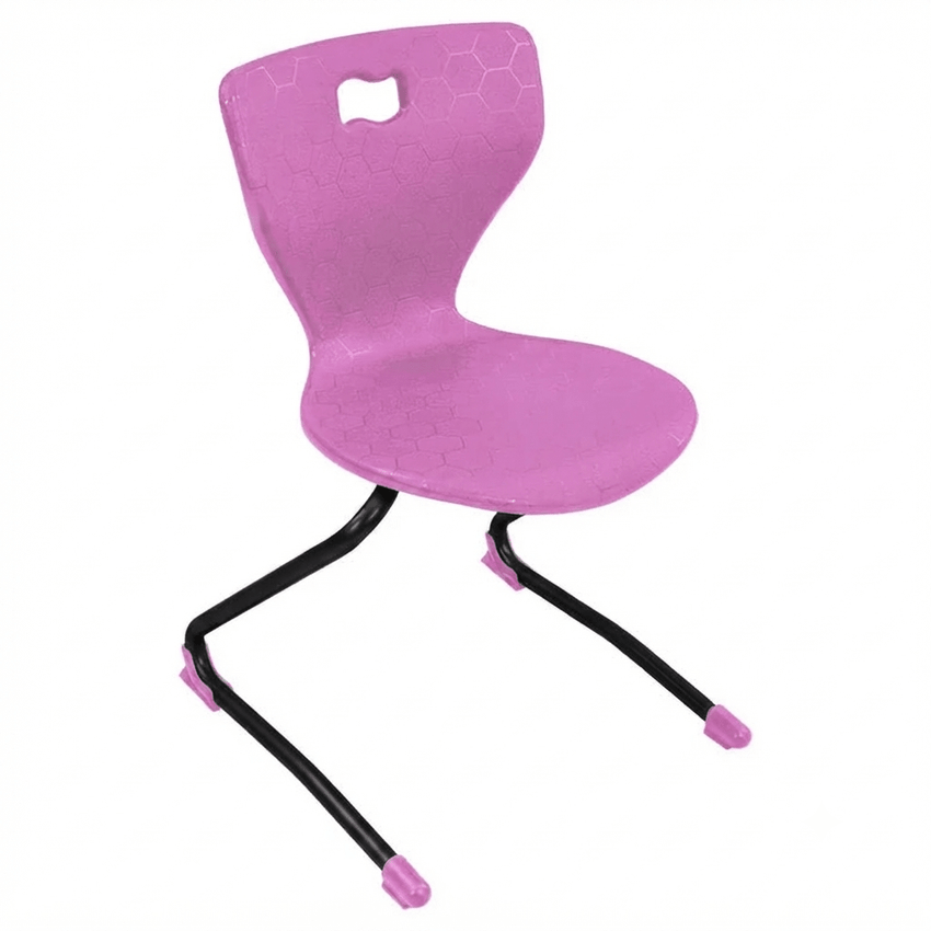 AmTab Ergonomic Engage Sled School Chair for Preschool to 1st Grade - 15"W x 13.75"D x 23.5"H with 12.25" Seat Height (AMT-ErgoEngageChair-1) - SchoolOutlet