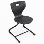 AmTab Ergonomic Engage Sled School Chair for 5th Grade to Adult - 18.75
