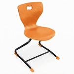 AmTab Ergonomic Engage Sled School Chair for 5th Grade to Adult - 18.75