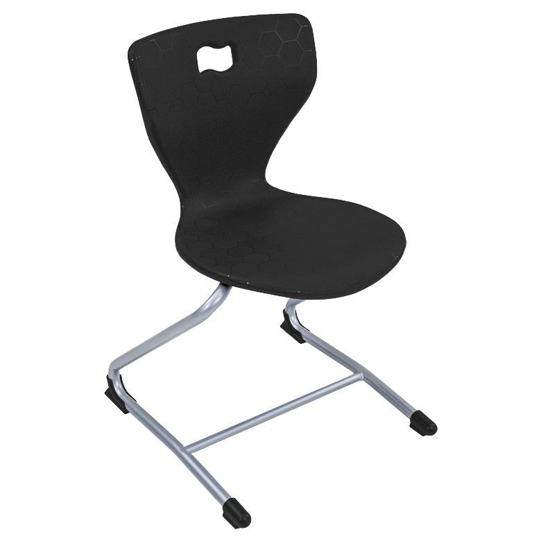 AmTab Ergonomic Engage Sled School Chair for Adult - 21.25"W x 21.75"D x 35.75"H with 20.25" Seat Height (AMT-ErgoEngageChair-8) - SchoolOutlet