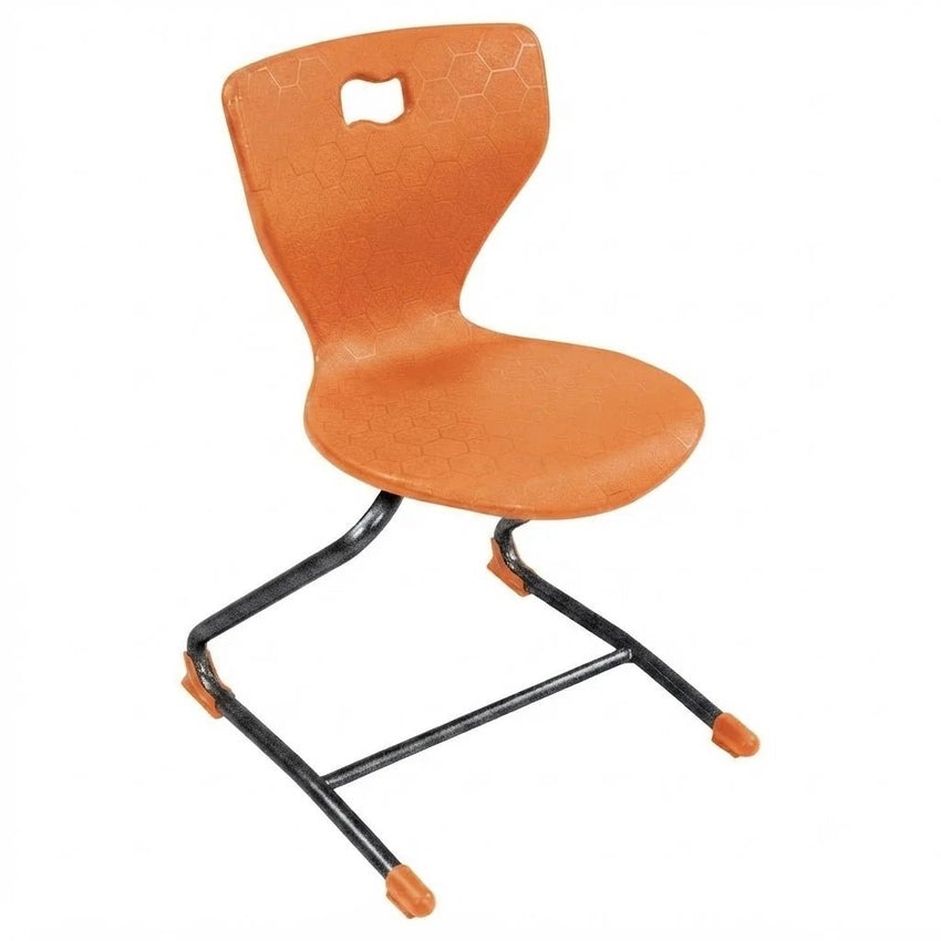 AmTab Ergonomic Engage Sled School Chair for Adult - 20.5"W x 21.75"D x 35"H with 20.25" Seat Height (AMT-ErgoEngageChair-8) - SchoolOutlet
