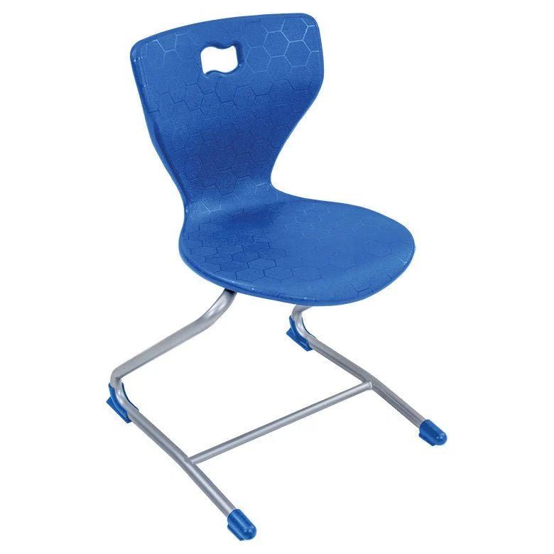 AmTab Ergonomic Engage Sled School Chair for Adult - 20.5"W x 21.75"D x 35"H with 20.25" Seat Height (AMT-ErgoEngageChair-8) - SchoolOutlet