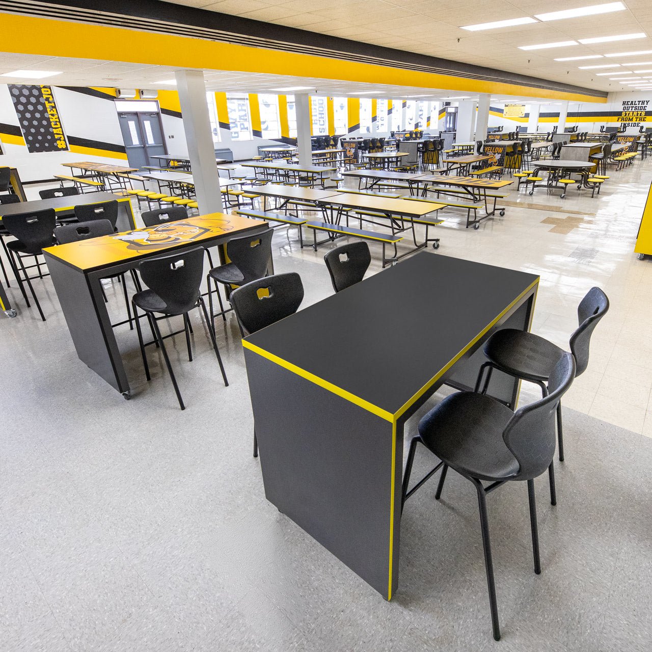 AmTab ErgoEngage® Tall Chair 30" Seat Height - Ergonomic Stackable Seating 16.625"W x 20.875"D x 40"H (AMT - ErgoEngageTallChair - 1) - SchoolOutlet