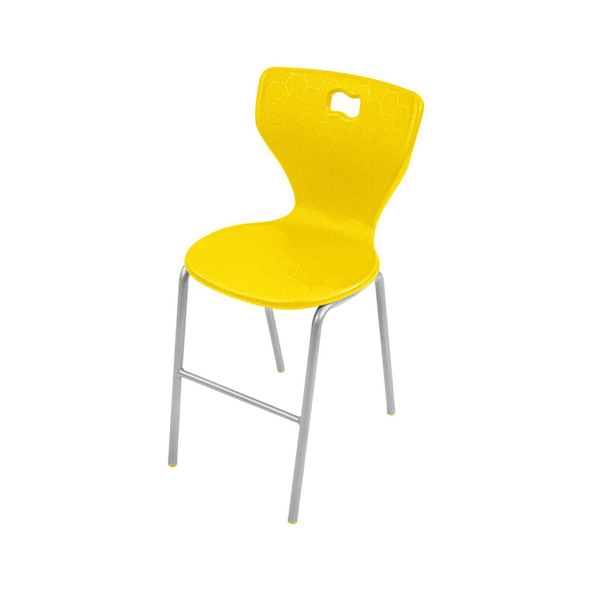 AmTab ErgoEngage® Tall Chair 30" Seat Height - Ergonomic Stackable Seating 16.625"W x 20.875"D x 40"H (AMT - ErgoEngageTallChair - 1) - SchoolOutlet