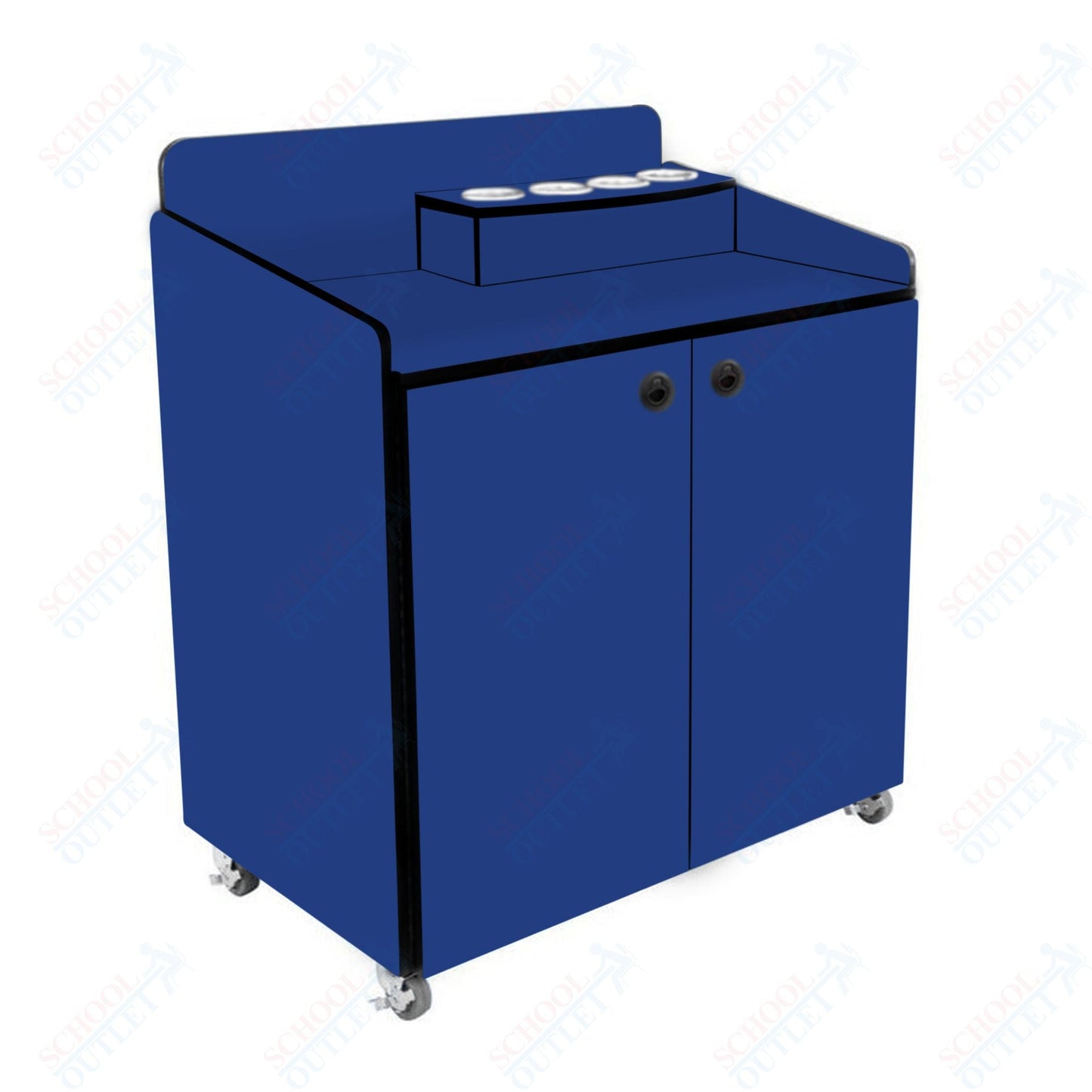 AmTab Heavy - Duty Condiment Cabinets - 36"W x 48"L x 42"H (AMT - HDCC34) - SchoolOutlet