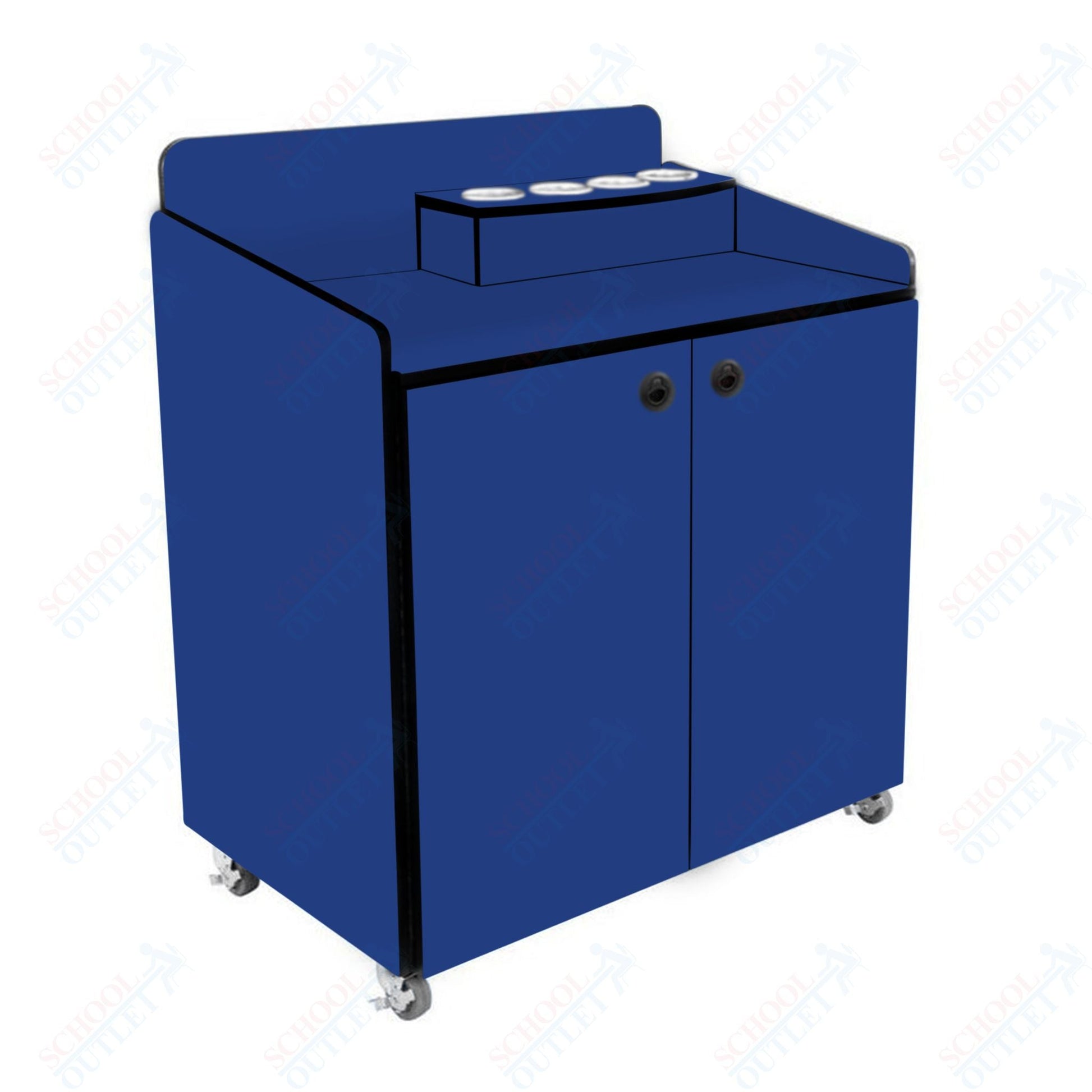 AmTab Heavy - Duty Condiment Cabinets - 36"W x 48"L x 42"H (AMT - HDCC34) - SchoolOutlet