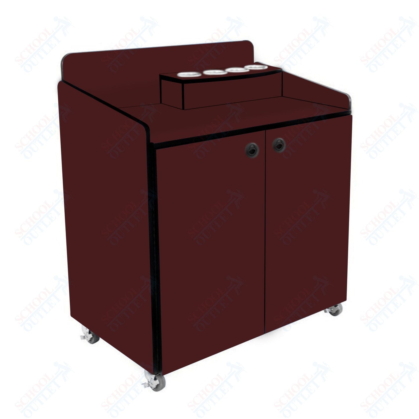 AmTab Heavy - Duty Condiment Cabinets - 36"W x 48"L x 42"H (AMT - HDCC34) - SchoolOutlet