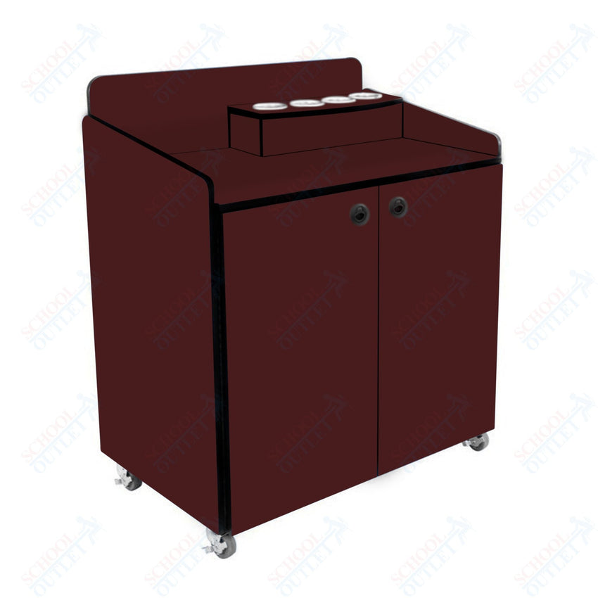 AmTab Heavy - Duty Condiment Cabinets - 36"W x 48"L x 42"H (AMT - HDCC34) - SchoolOutlet