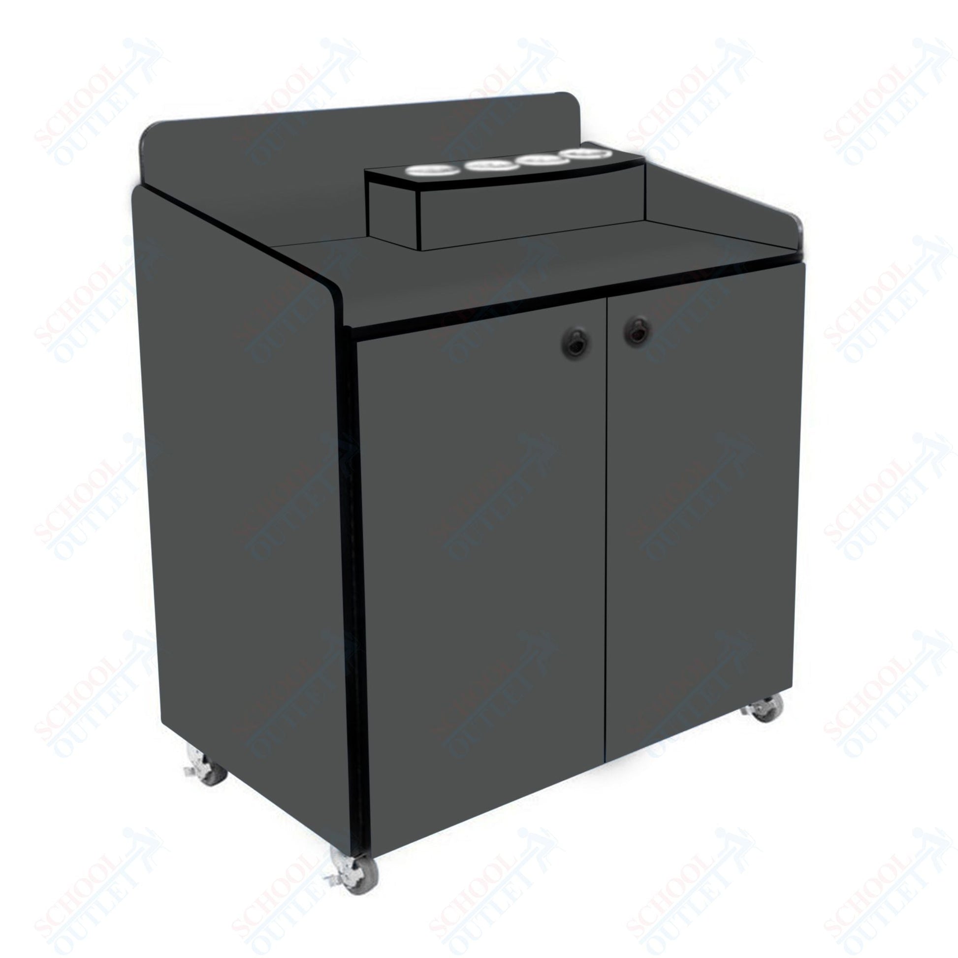 AmTab Heavy - Duty Condiment Cabinets - 36"W x 48"L x 42"H (AMT - HDCC34) - SchoolOutlet