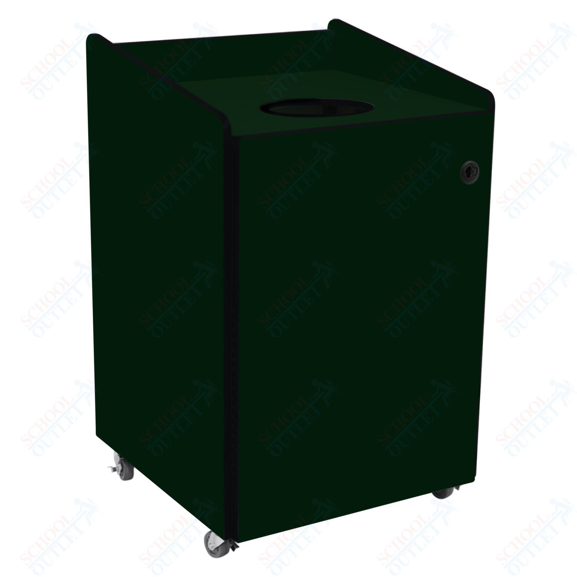 AmTab Heavy - Duty Recycling Receptacle - Applicable for 55 Gallon Cans and Drums - 33"W x 32"L x 50"H (AMT - HDRR55) - SchoolOutlet