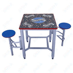 AmTab Mobile Stool Table - Double Collaboration High Table - 36