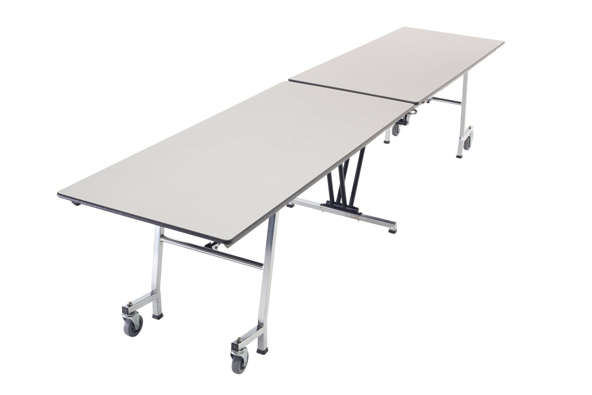 AmTab Mobile Shape Table - Rectangle - 30"W x 12'1"L (AmTab AMT - MT12) - SchoolOutlet