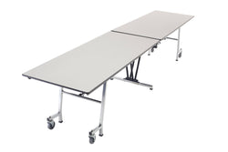 AmTab Mobile Shape Table - Rectangle - 30"W x  12'1"L (AmTab AMT-MT12)