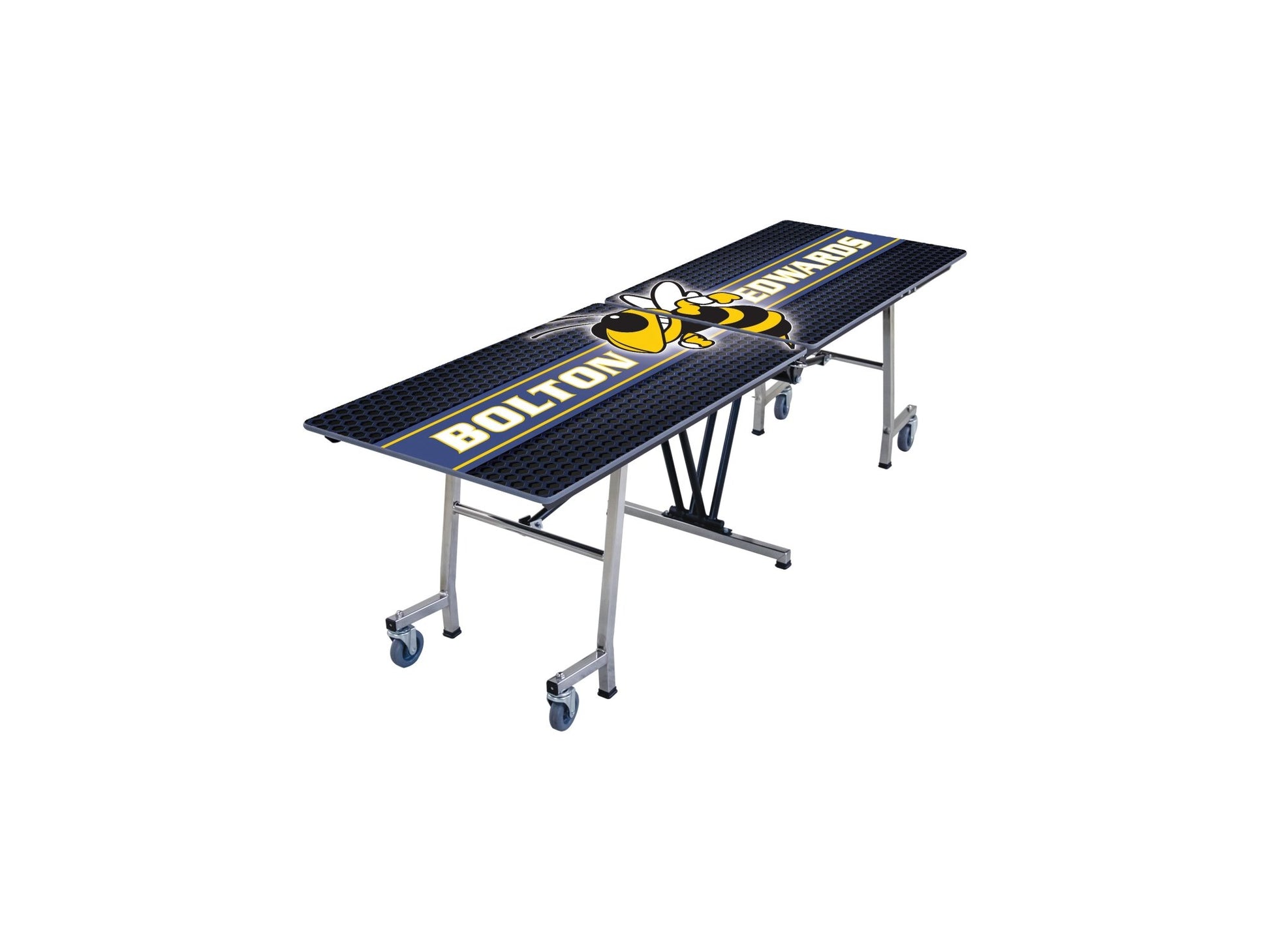 AmTab Mobile Shape Table - Rectangle - 30"W x 8'1"L (AmTab AMT - MT8) - SchoolOutlet