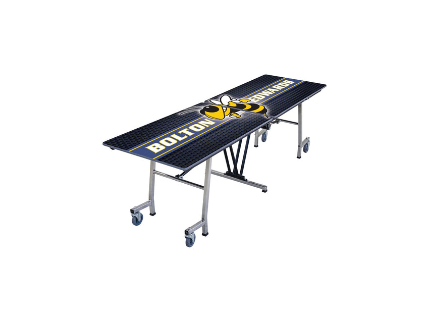 AmTab Mobile Shape Table - Rectangle - 30"W x 8'1"L (AmTab AMT - MT8) - SchoolOutlet