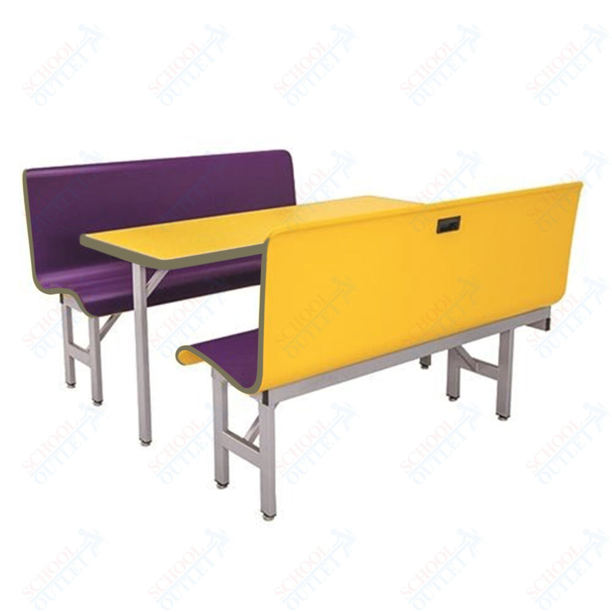 AmTab Portable Booth Seating - 24"W x 48"L x 38"H (AMT - MWBS244) - SchoolOutlet