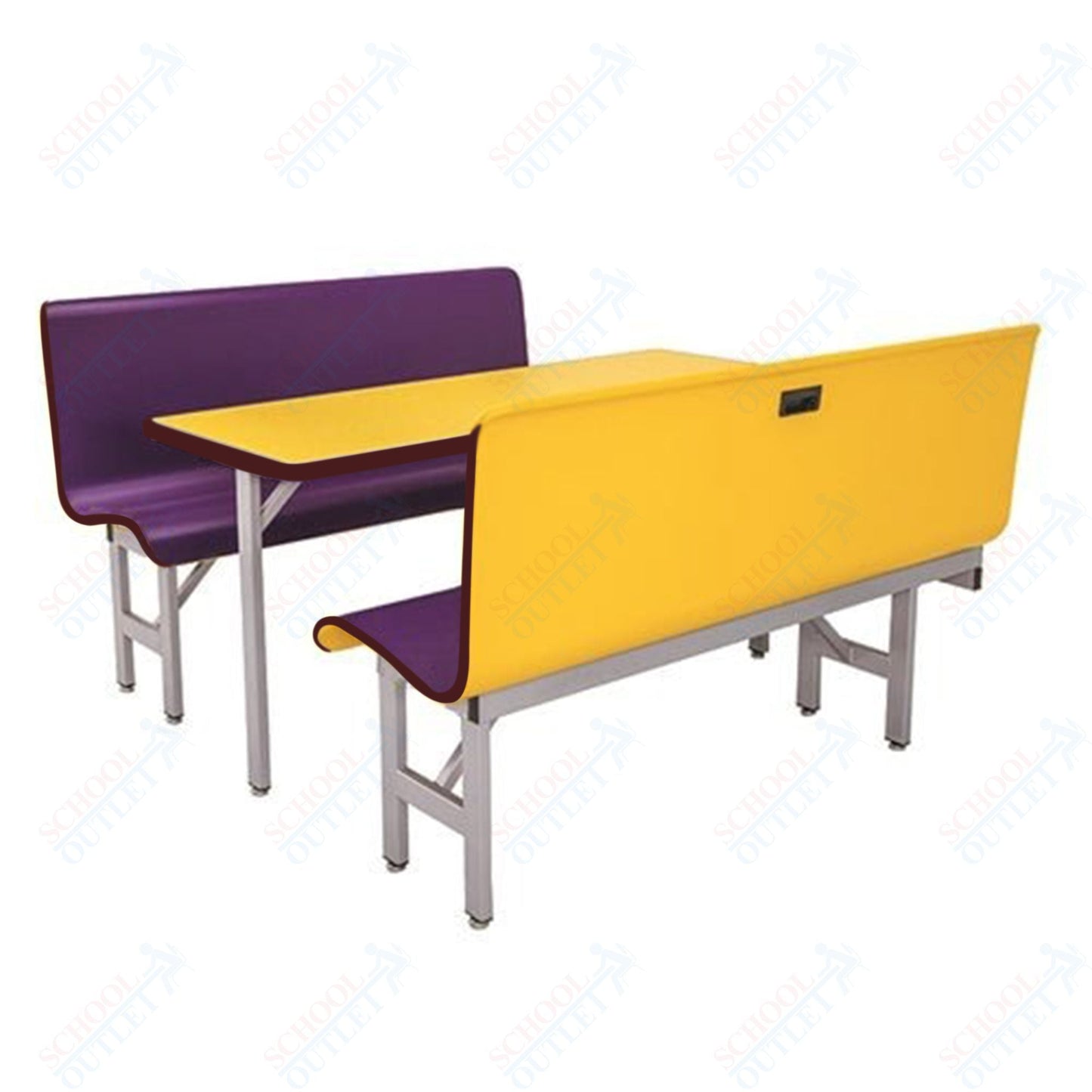 AmTab Portable Booth Seating - 24"W x 48"L x 38"H (AMT - MWBS244) - SchoolOutlet