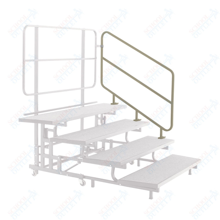 AmTab Mobile E - Z Riser - Side Rail - PCR4 Accessory - 36"H x 52"L (AmTab AMT - PCSR4) - SchoolOutlet