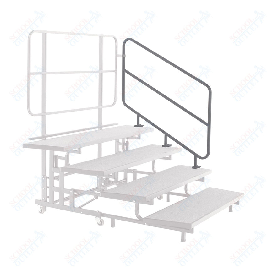 AmTab Mobile E - Z Riser - Side Rail - PCR4 Accessory - 36"H x 52"L (AmTab AMT - PCSR4) - SchoolOutlet