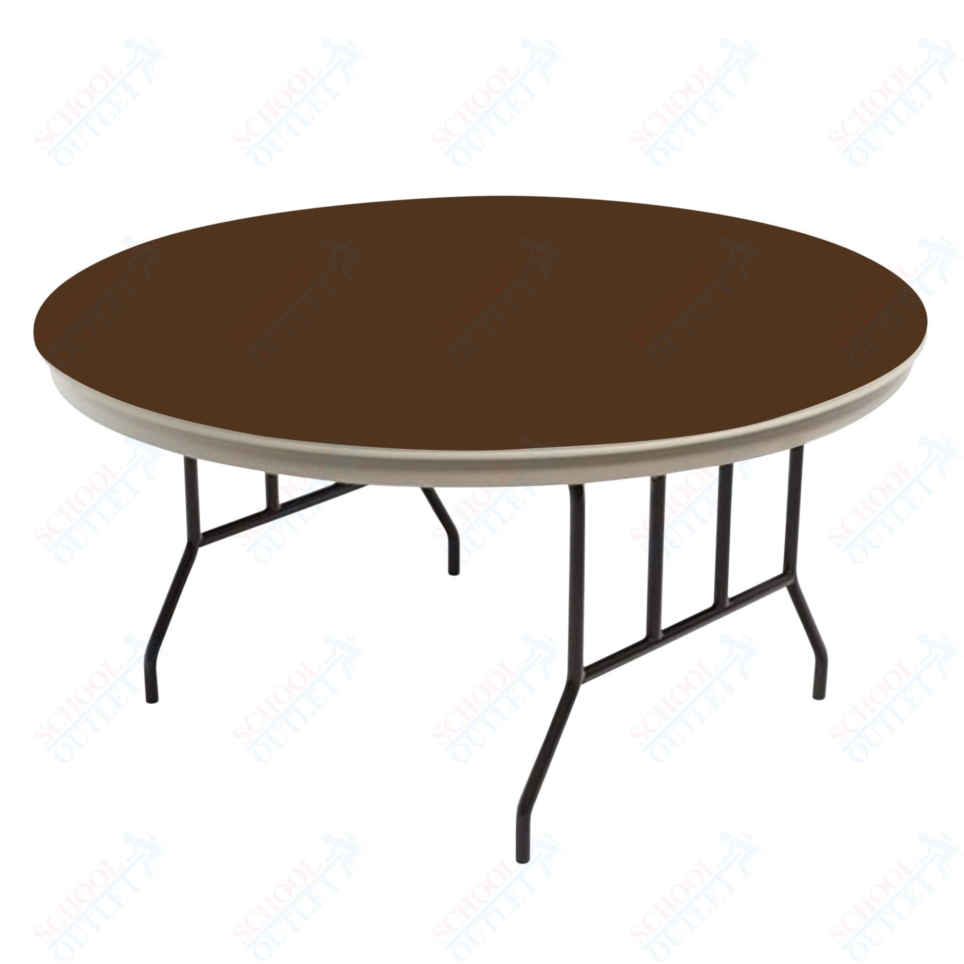 AmTab Dynalite Featherweight Heavy - Duty ABS Plastic Folding Table - Round - 30" Diameter x 29"H (AmTab AMT - R30DL) - SchoolOutlet