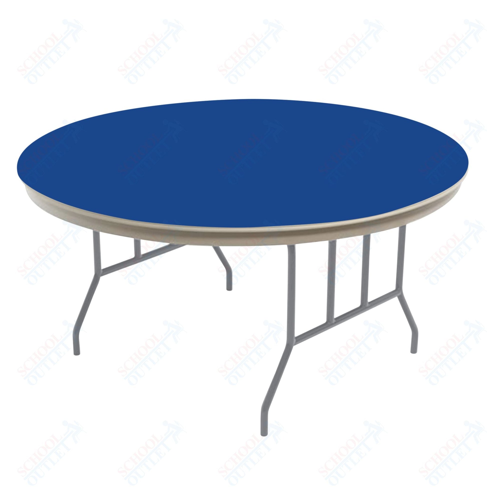 AmTab Dynalite Featherweight Heavy - Duty ABS Plastic Folding Table - Round - 30" Diameter x 29"H (AmTab AMT - R30DL) - SchoolOutlet