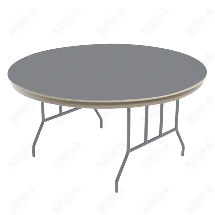 AmTab Dynalite Featherweight Heavy - Duty ABS Plastic Folding Table - Round - 30" Diameter x 29"H (AmTab AMT - R30DL) - SchoolOutlet