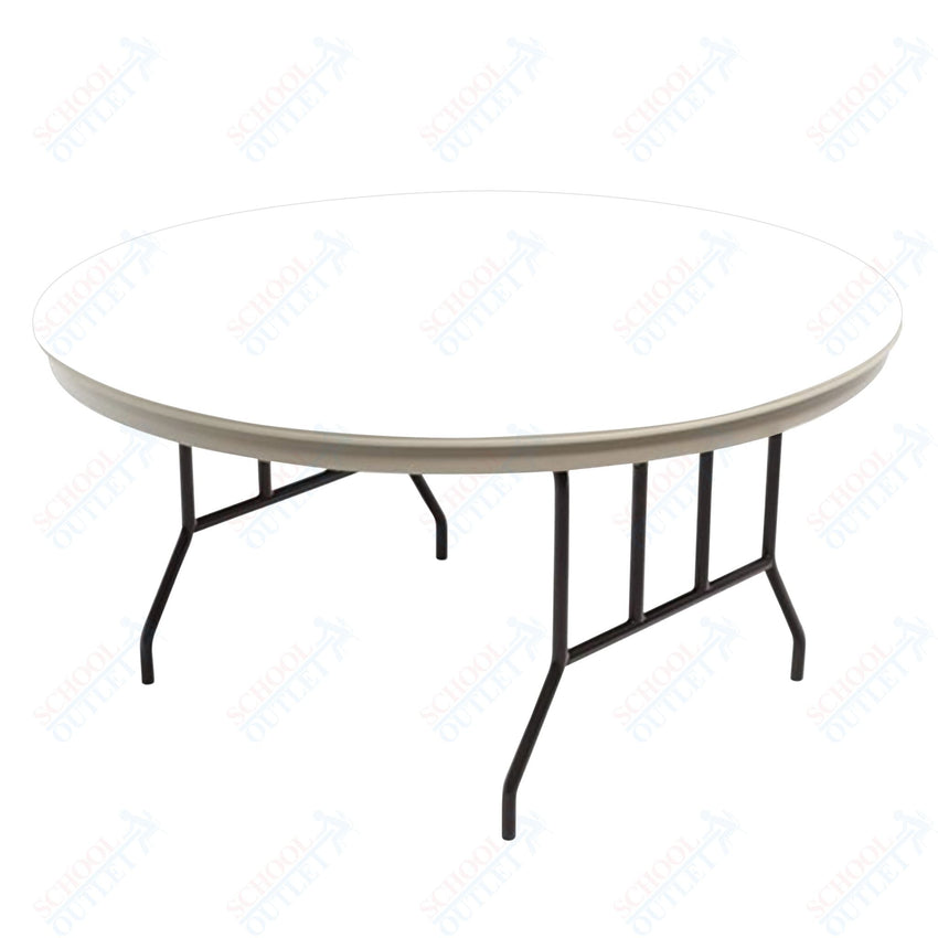 AmTab Dynalite Featherweight Heavy - Duty ABS Plastic Folding Table - Round - 36" Diameter x 29"H (AmTab AMT - R36DL) - SchoolOutlet