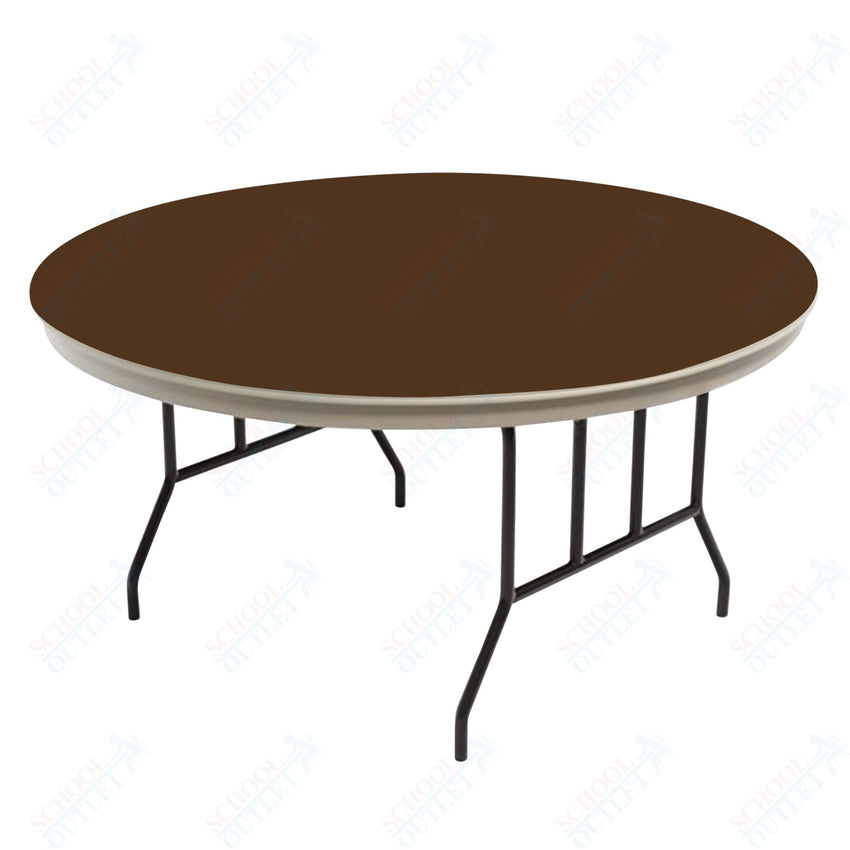 AmTab Dynalite Featherweight Heavy - Duty ABS Plastic Folding Table - Round - 48" Diameter x 29"H (AmTab AMT - R48DL) - SchoolOutlet