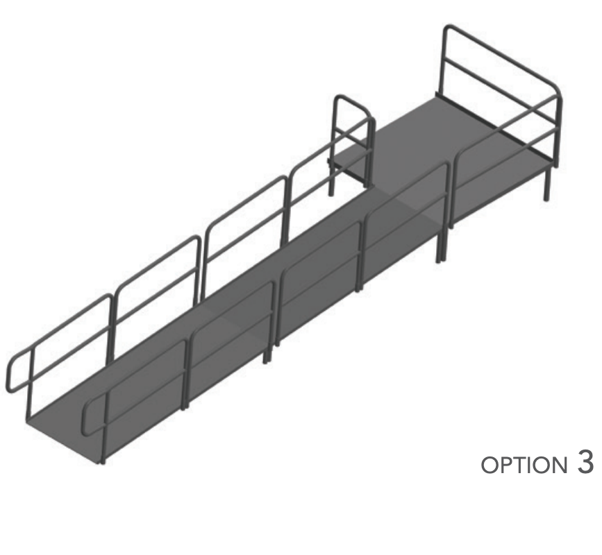 Assembly Stage Ramp AmTab Stage Ramp - ADA Compliant - 16