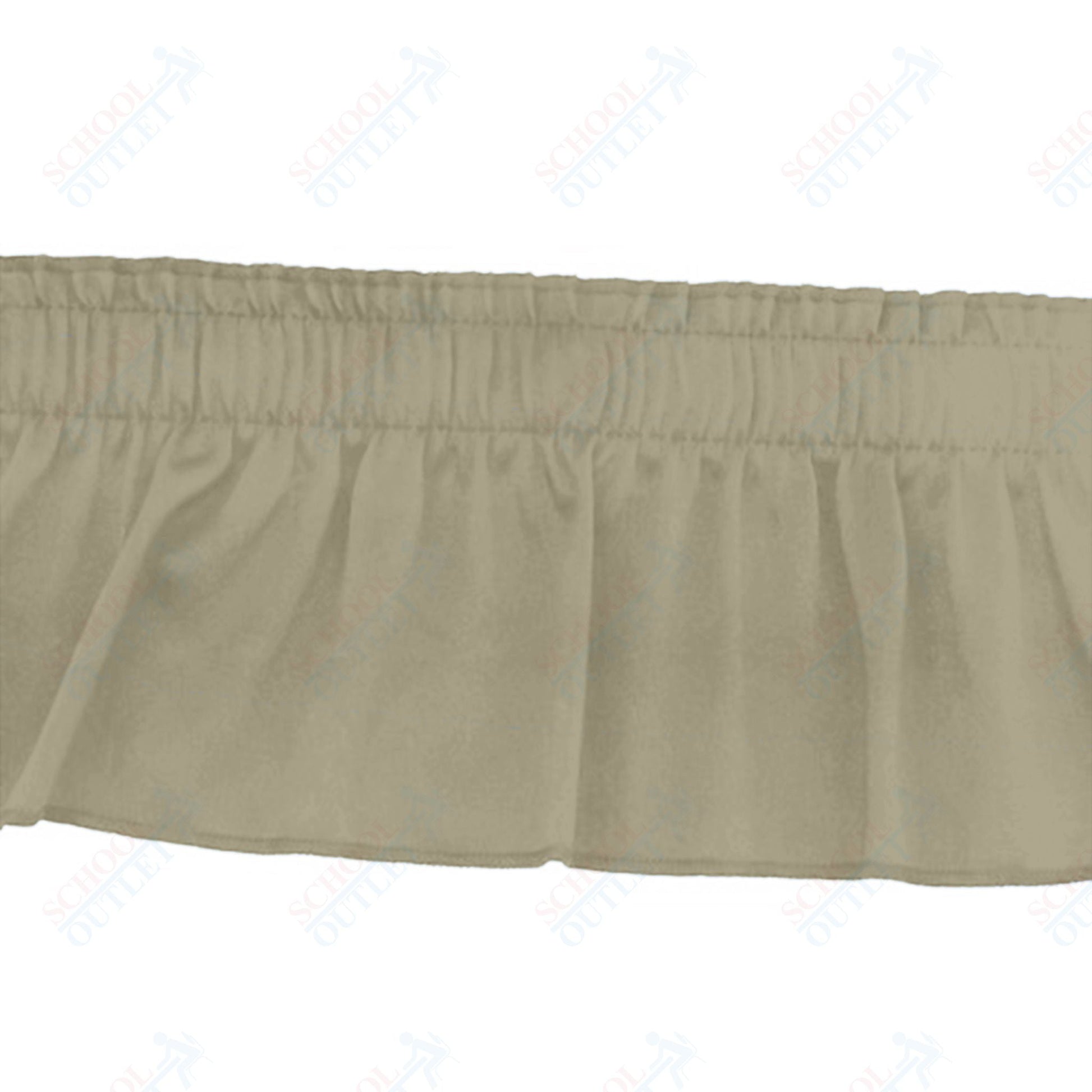 AmTab Stage and Riser Skirting - Shirred Pleat - 15" Skirting Height - Applicable for 16" Stage Height (AmTab AMT - SKRT16) - SchoolOutlet