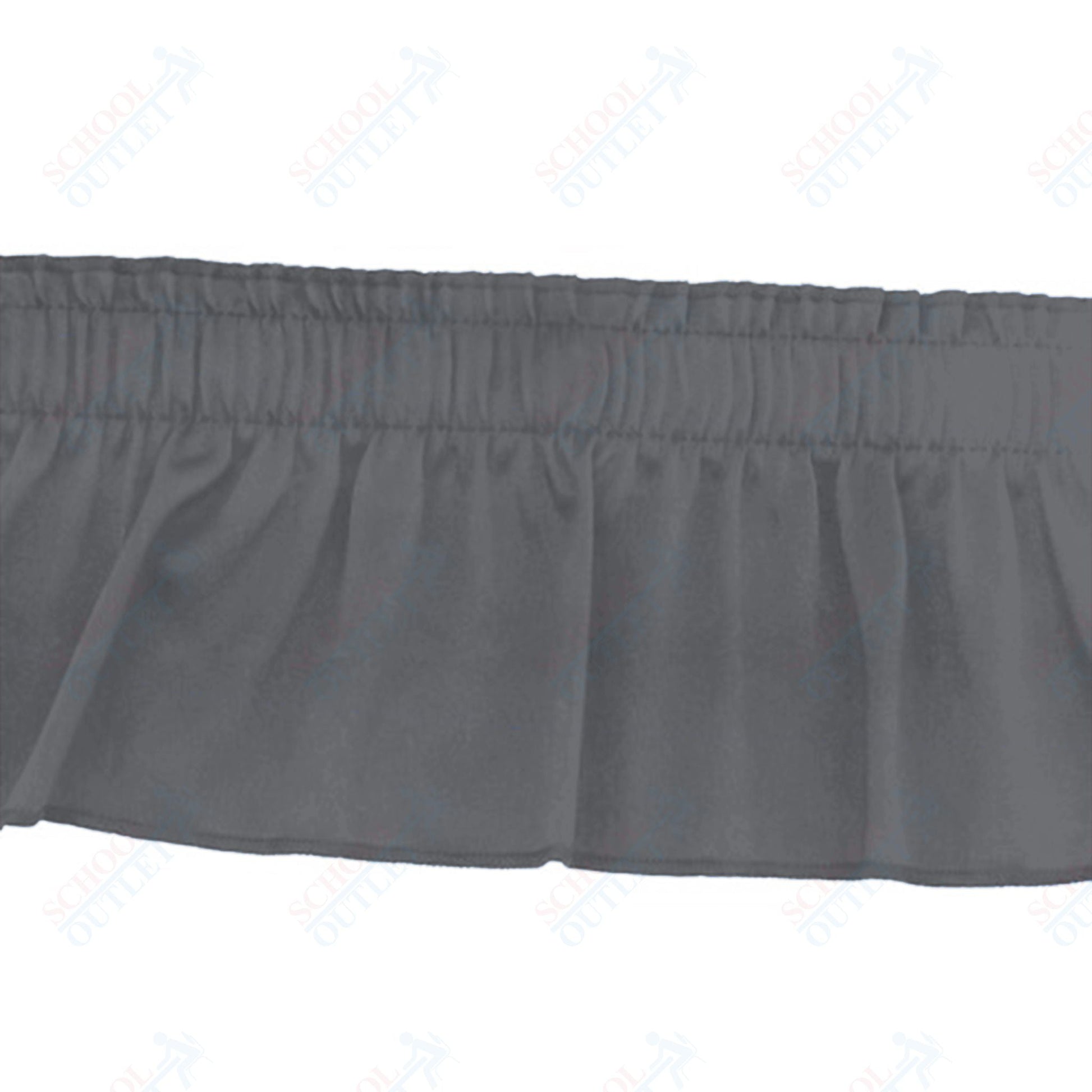 AmTab Stage and Riser Skirting - Shirred Pleat - 15" Skirting Height - Applicable for 16" Stage Height (AmTab AMT - SKRT16) - SchoolOutlet