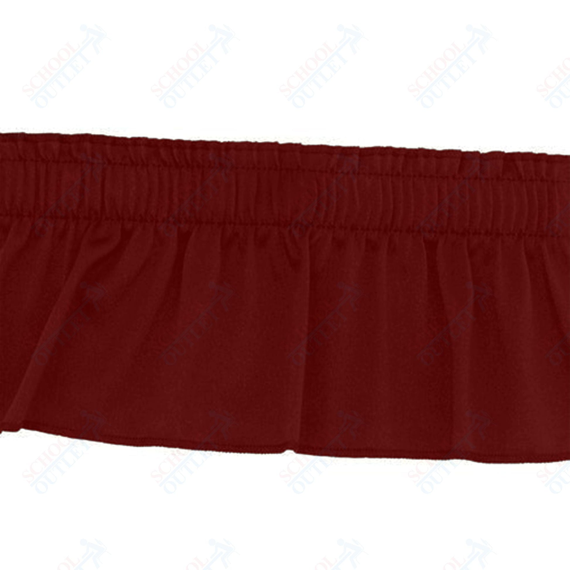 AmTab Stage and Riser Skirting - Shirred Pleat - 23" Skirting Height - Applicable for 24" Stage Height (AmTab AMT - SKRT24) - SchoolOutlet