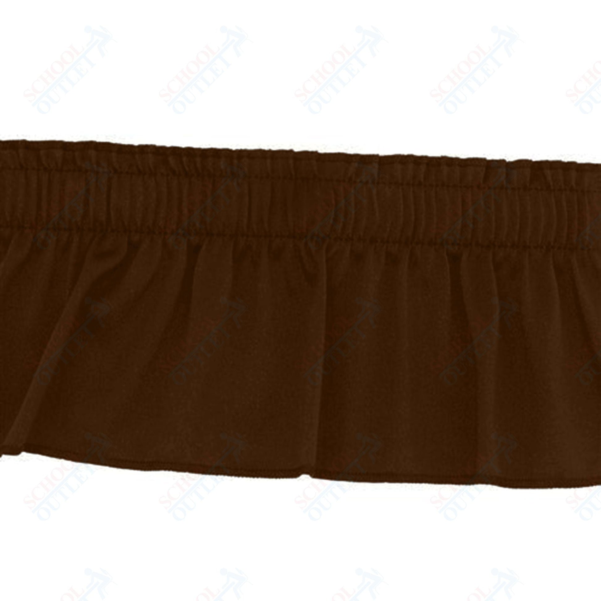AmTab Stage and Riser Skirting - Shirred Pleat - 31" Skirting Height - Applicable for 32" Stage Height (AmTab AMT - SKRT32) - SchoolOutlet