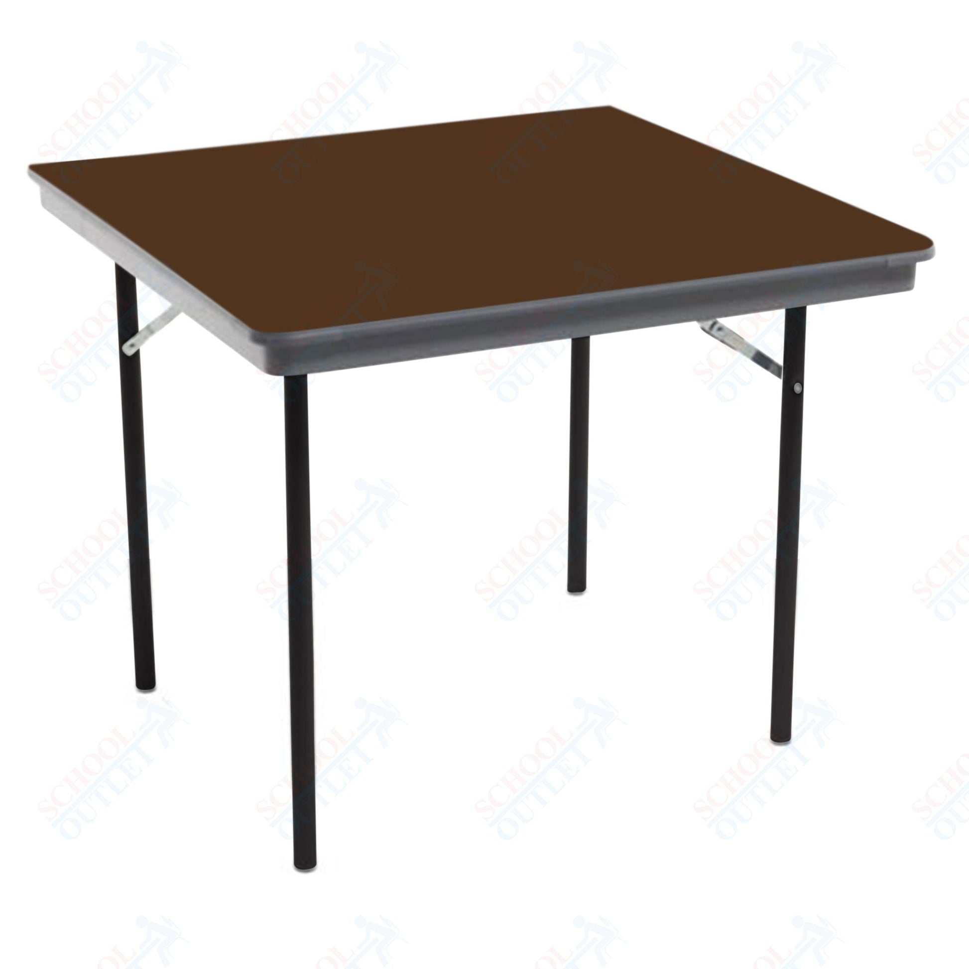 AmTab Dynalite Featherweight Heavy - Duty ABS Plastic Folding Table - Square - 36"W x 36"L x 29"H (AmTab AMT - SQ36DL) - SchoolOutlet