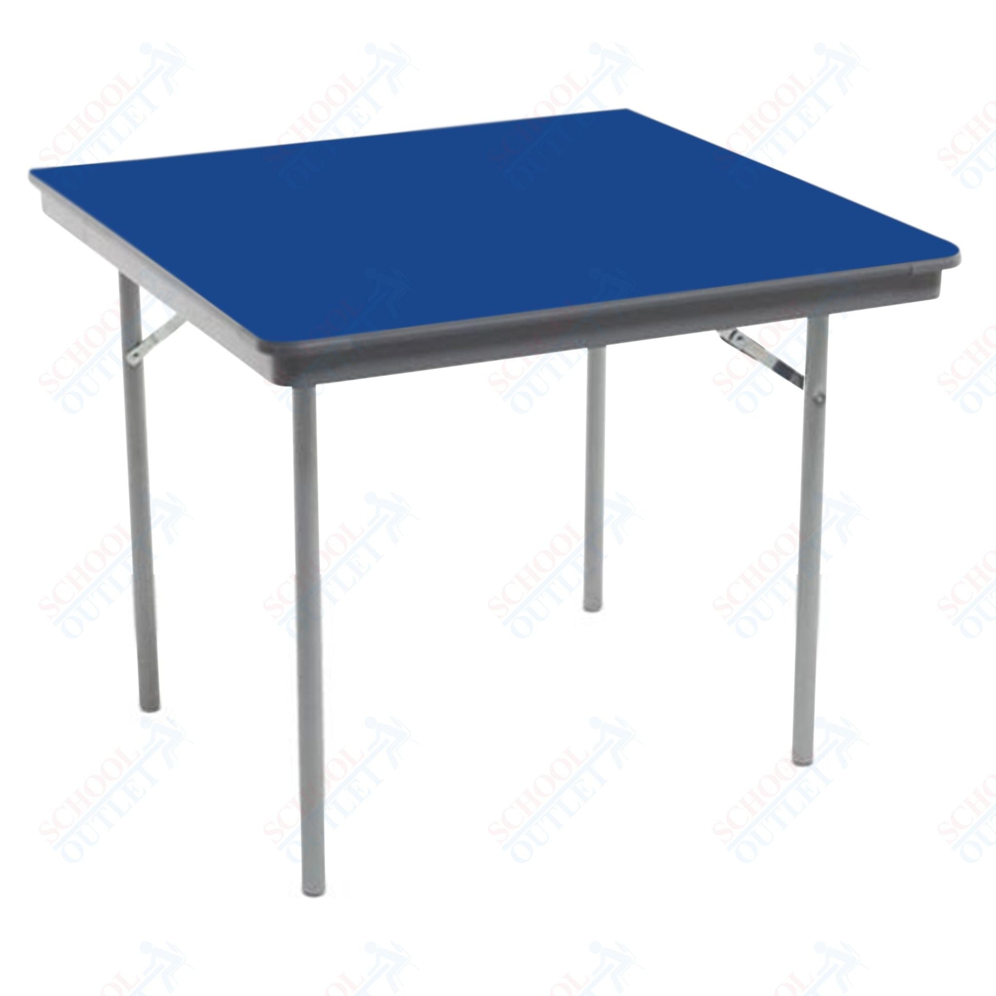 AmTab Dynalite Featherweight Heavy - Duty ABS Plastic Folding Table - Square - 36"W x 36"L x 29"H (AmTab AMT - SQ36DL) - SchoolOutlet