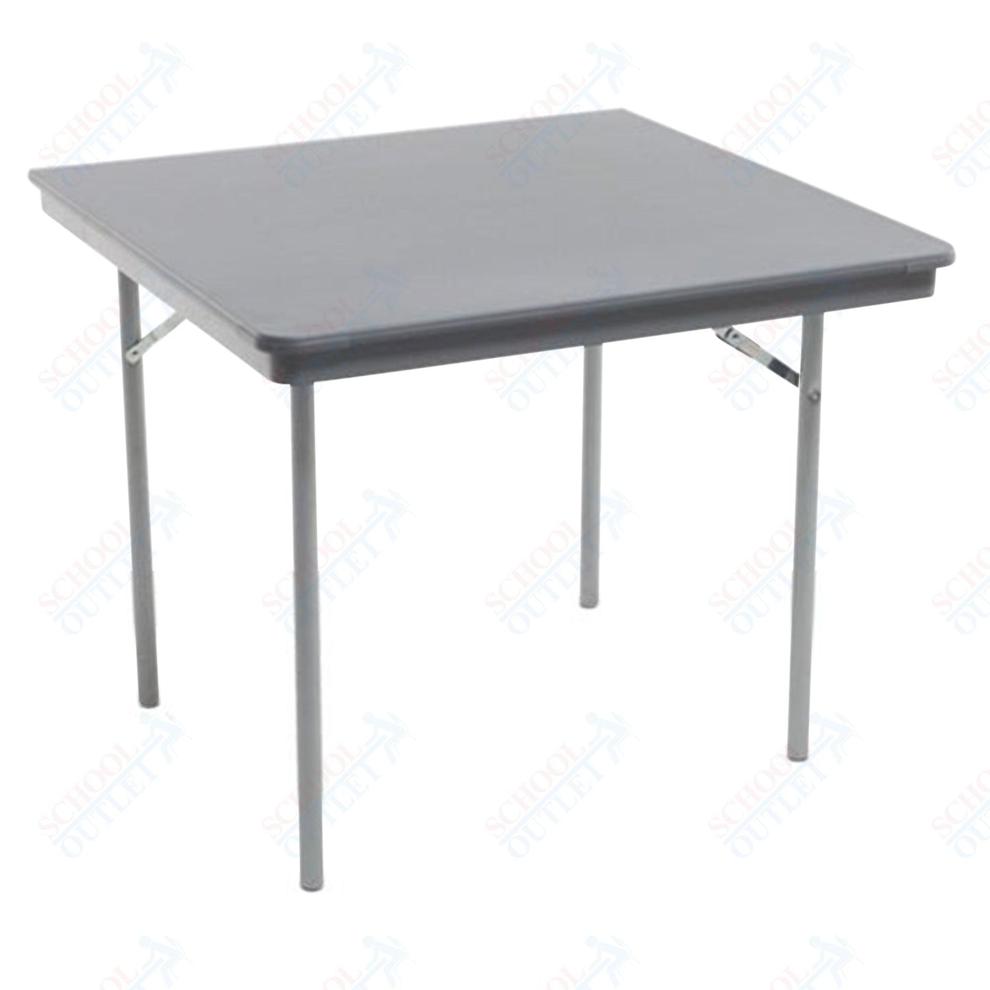 AmTab Dynalite Featherweight Heavy - Duty ABS Plastic Folding Table - Square - 36"W x 36"L x 29"H (AmTab AMT - SQ36DL) - SchoolOutlet