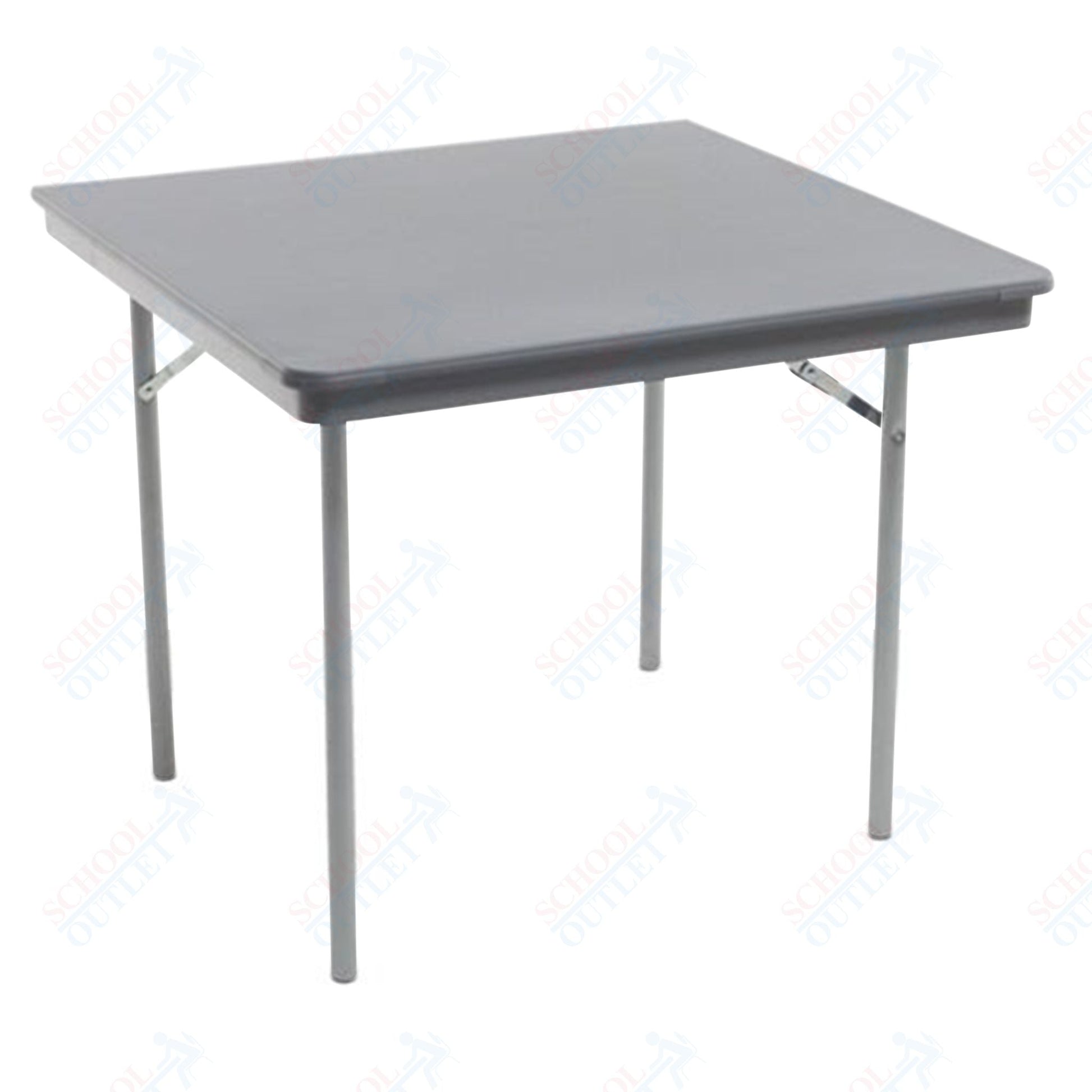 AmTab Dynalite Featherweight Heavy - Duty ABS Plastic Folding Table - Square - 36"W x 36"L x 29"H (AmTab AMT - SQ36DL) - SchoolOutlet
