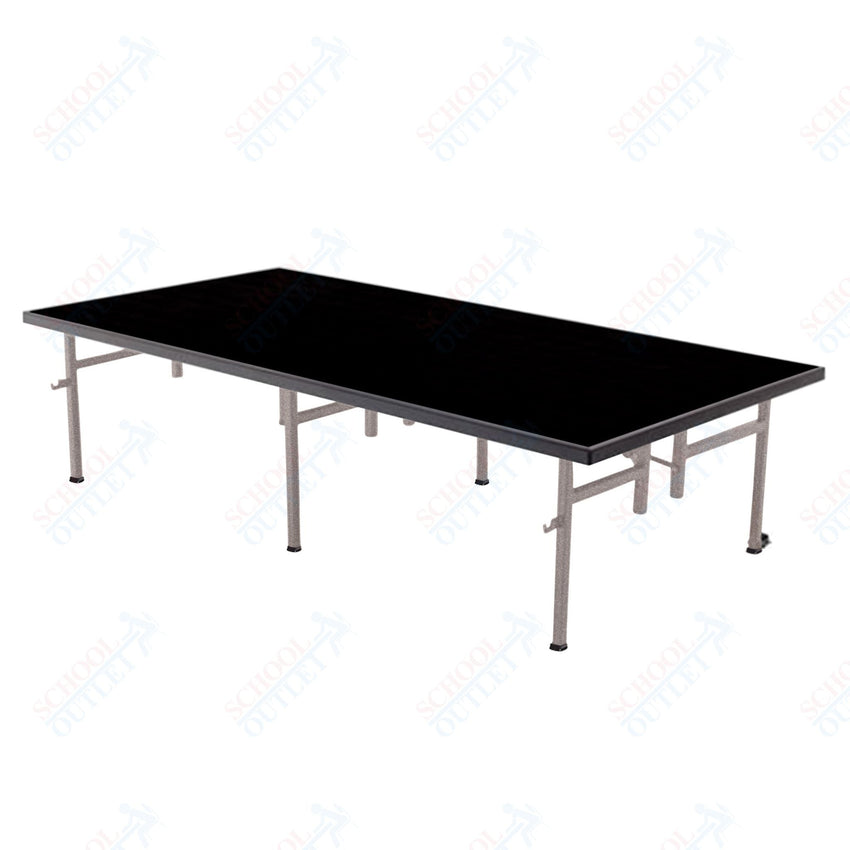 AmTab Fixed Height Stage - Polypropylene Top - 48"W x 72"L x 8"H (AmTab AMT - ST4608P) - SchoolOutlet