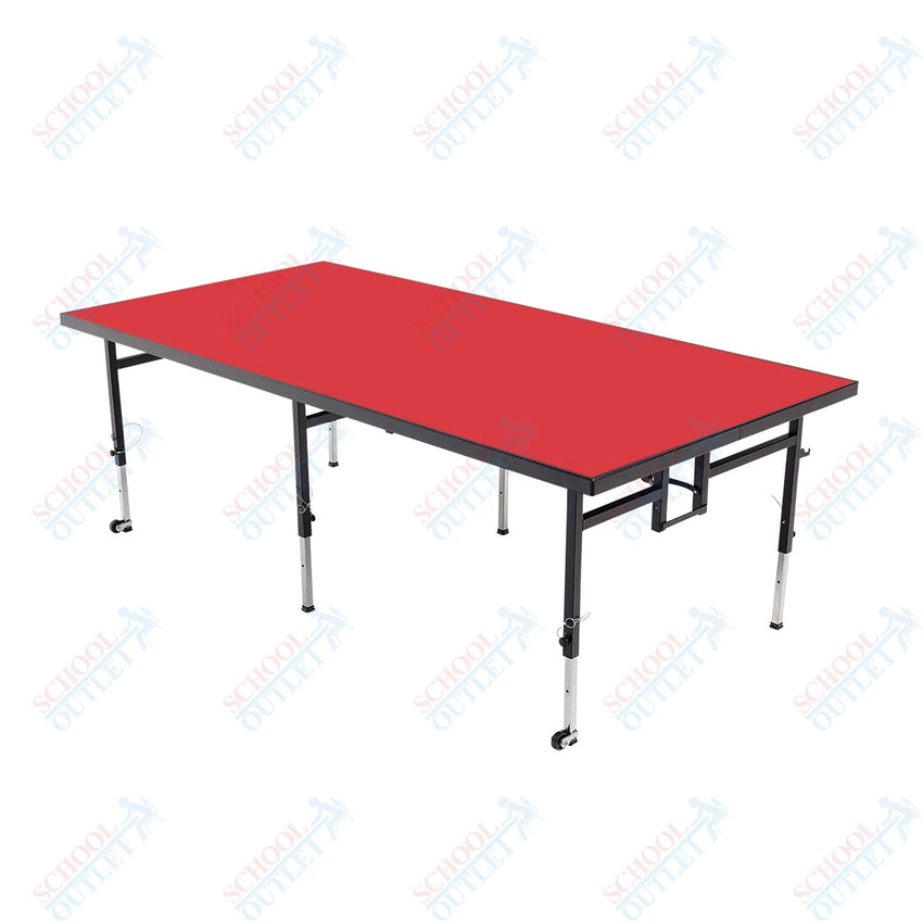 AmTab Adjustable Height Stage - Carpet Top - 36"W x 48"L x Adjustable 16" to 24"H (AmTab AMT-STA3416C) - SchoolOutlet