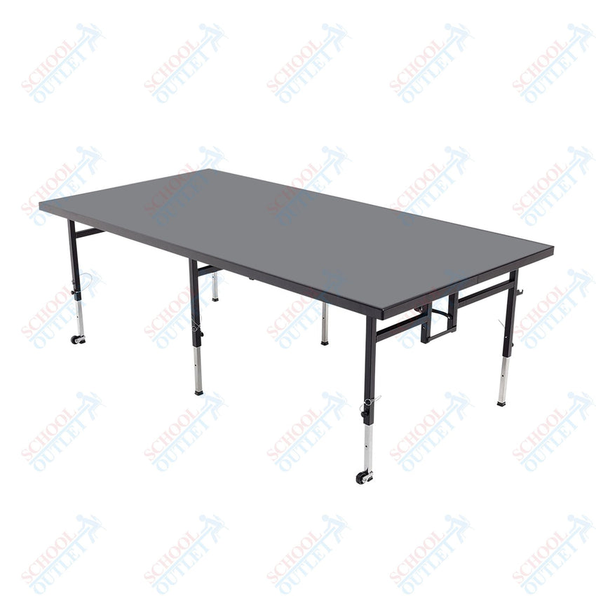 AmTab Adjustable Height Stage - Polypropylene Top - 36"W x 48"L x Adjustable 16" to 24"H (AmTab AMT-STA3416P) - SchoolOutlet